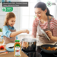 Nirwana Celery – 10 oz Medium Jar | Premium Dried Celery for Cooking & Spice Blends