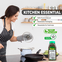 Nirwana Coarse Black Pepper – 13oz Medium Jar | Premium Cracked Black Pepper for Cooking & Seasoning