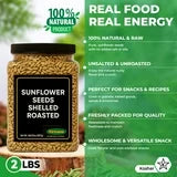 Nirwana Sunflower Seeds – Shelled, Roasted & Salted Premium Snack (Large Jar)