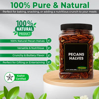 Nirwana Pecan Halves – Premium Quality (Jar)