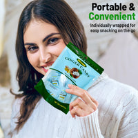 Ginger Coconut Candy – Sweet & Spicy Treat with Hints of Maltose Syrup, Coconut Essence, and Ginger Extract