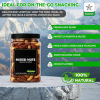 Nirwana Mixed Nuts – Roasted & Salted Premium Snack (Jar)