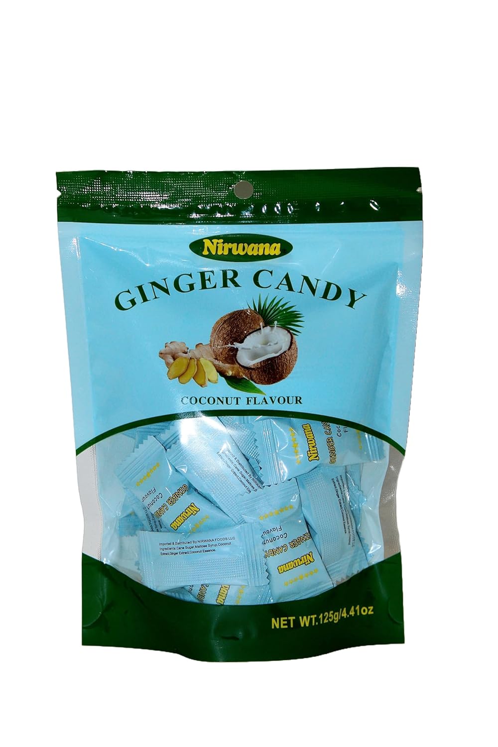 Ginger Coconut Candy – Sweet & Spicy Treat with Hints of Maltose Syrup, Coconut Essence, and Ginger Extract