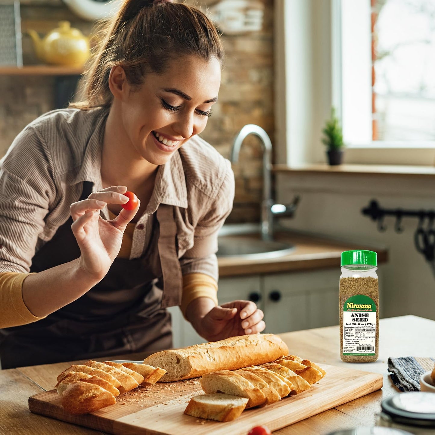 Nirwana Anise Seed – 6oz Small Jar | Premium Whole Anise for Cooking, Baking & Spice Blends