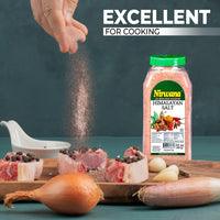 Nirwana Himalaya Pink Salt Fine 32 oz - Plastic Jar - Flaky, & Mineral-Rich – Compatible with Spice Grinders & Salt Shakers