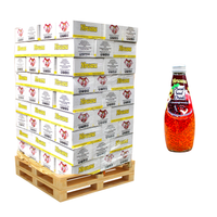 Nirwana Basil Seed Drinks – Assorted Flavors (Pallet Deal)| 90 Cases per Pallet (2,160 Bottles Total)