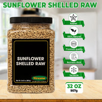 Nirwana Sunflower Shelled Raw – Premium Quality (Jar)