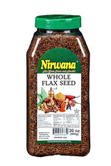 Whole Flaxseeds - Fiber, and Nutrition - Ideal for Smoothies, Baking, and Healthy Recipes - Rich in Antioxidants and Versatile Use (20 oz)
