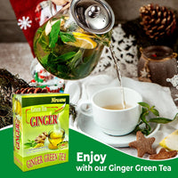 Nirwana Green Ginger Tea – Instant Tea Blend (10 & 20 Sachets) | Herbal Immune-Boosting Drink