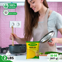 Nirwana Yellow Split Moong Beans (Moong Dal) – 2 lbs Bag | Protein-Rich Lentils for Indian Cooking & Soups