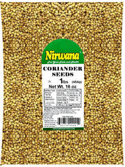 Coriander Seeds 1lb by Nirwana Whole Coriander for Cooking, Baking, and Spices Perfect for Curry, Spice Mixes, and Teas