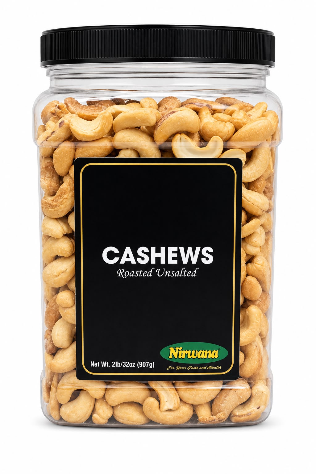 Nirwana Cashew Roasted – No Salt (Jar)