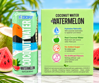 CocoFly Coconut Water | Naturally Refreshing Tropical Hydration | 100% Juice | No Added Sugar | 10.8 fl oz (320mL) Pack of 4