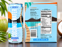 CocoFly Coconut Water | Naturally Refreshing Tropical Hydration | 100% Juice | No Added Sugar | 10.8 fl oz (320mL) Pack of 4