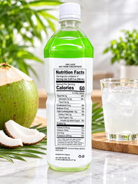 CocoFly Refreshing Coconut Water | 100% Coconut Water | Not From Concentrate | No Added Sugar | Naturally Hydrating | 33.8 fl oz (1L)