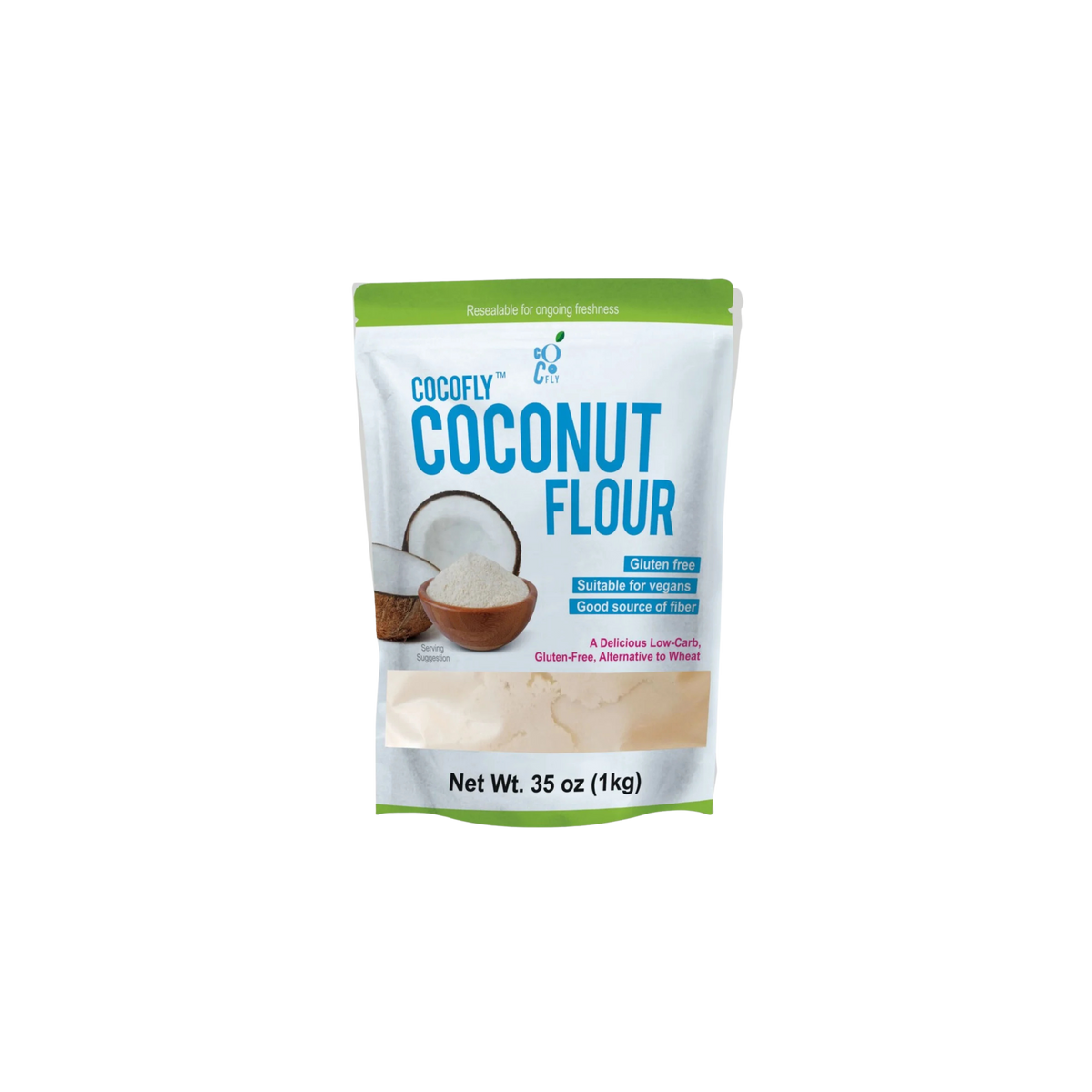 Cocofly’s Coconut Flour – 35oz (Gluten-Free, High-Fiber, Keto-Friendly)