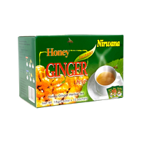 Nirwana Honey Ginger Tea – Instant Tea Blend (10 & 20 Sachets) | Soothing Herbal, Caffeine-Free Wellness Tea