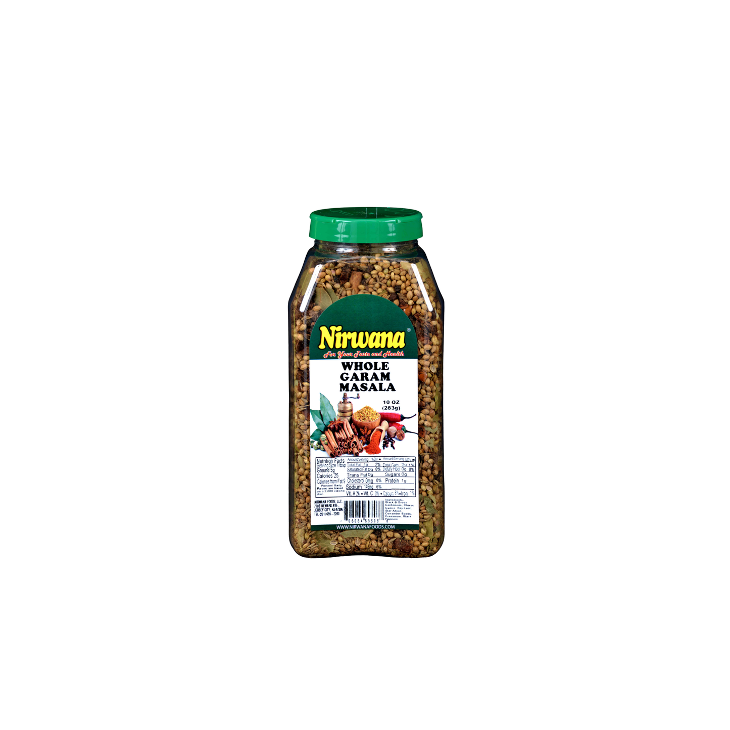 Nirwana Whole Garam Masala – 10oz | Premium Whole Spice Blend for Indian & Global Cuisine