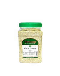 Nirwana White Quinoa Seeds – 3 lb Large Jar | Nutritious High-Protein Superfood