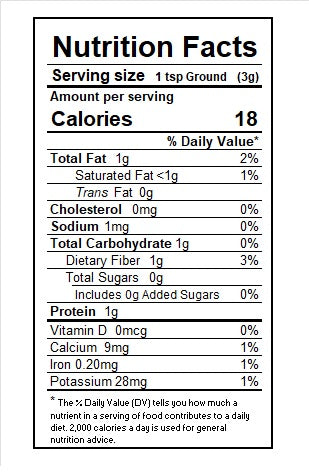 Whole Flaxseeds - Fiber, and Nutrition - Ideal for Smoothies, Baking, and Healthy Recipes - Rich in Antioxidants and Versatile Use - 8 oz Jar