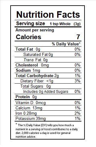 Nirwana Whole Black Pepper – 16oz (1lb) Pouch