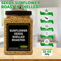 Nirwana Sunflower Seeds – Shelled, Roasted & Salted Premium Snack (Large Jar)