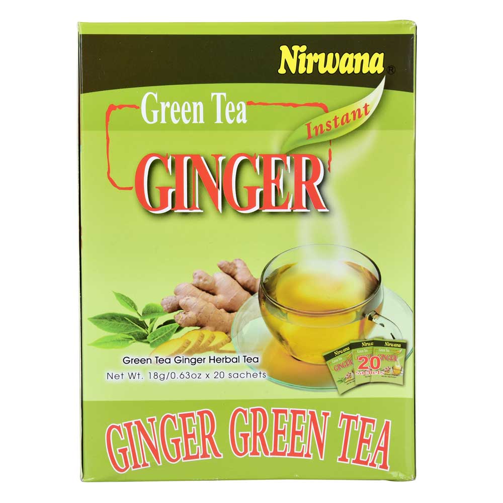Ginger Green Herbal Tea