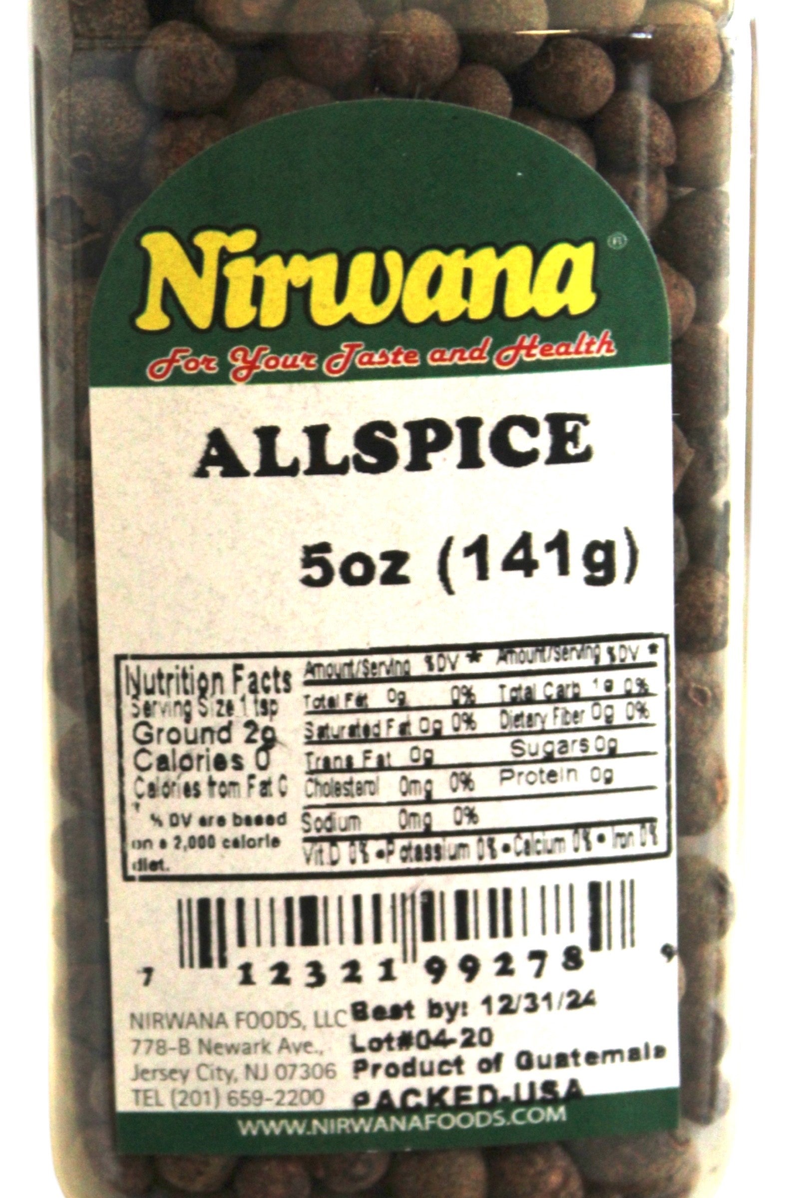 Ground Jamaican Allspice Medium Jar (Net: 2 oz)