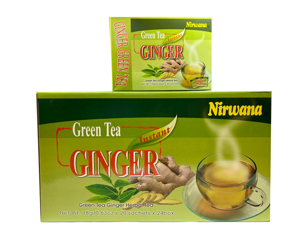 Ginger Green Tea Case (24 Packs)